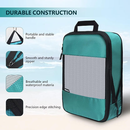 Compression Packing Cubes for Suitcases,5 Set Travel Essentials, Lightweight