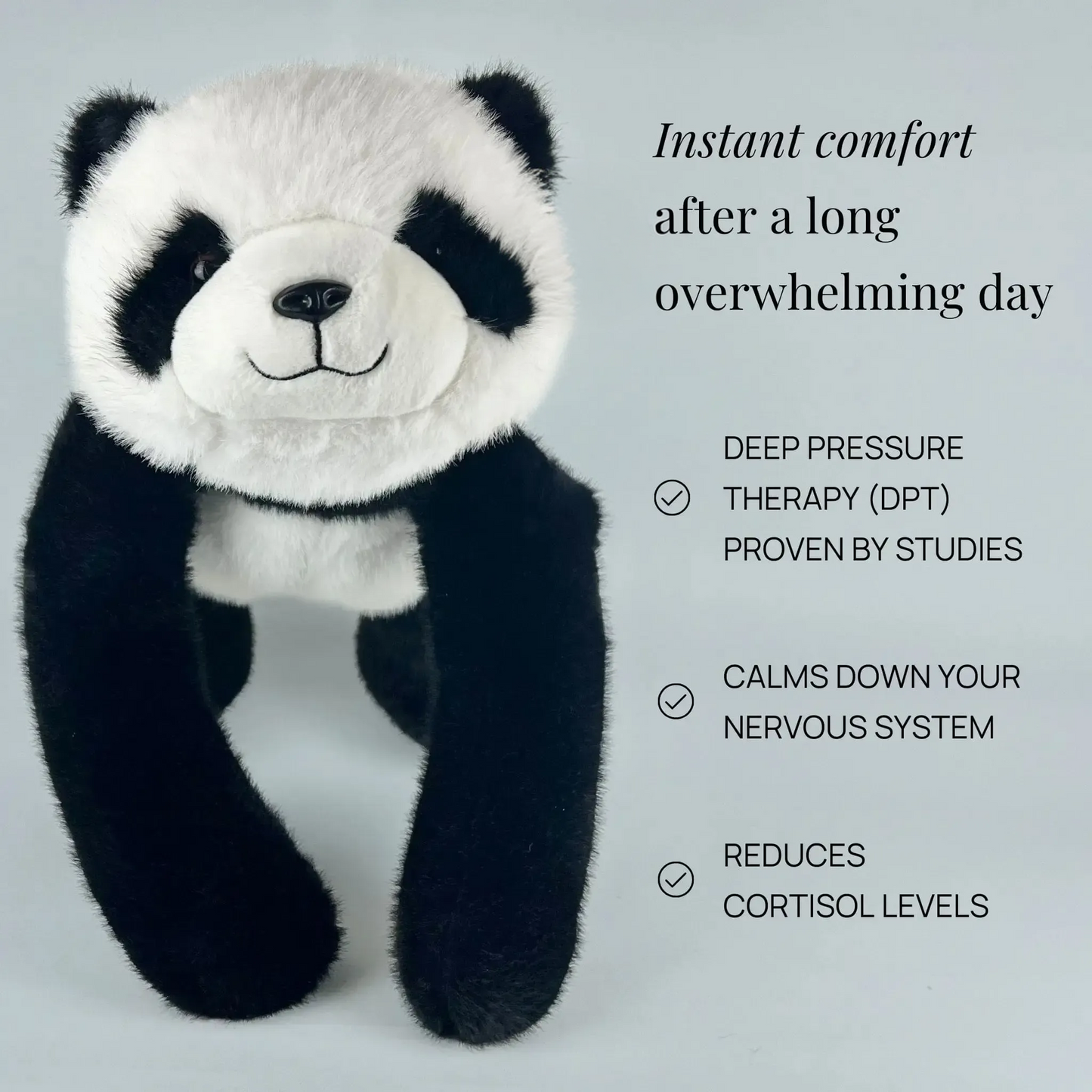 Pookie Weighted Panda Plush