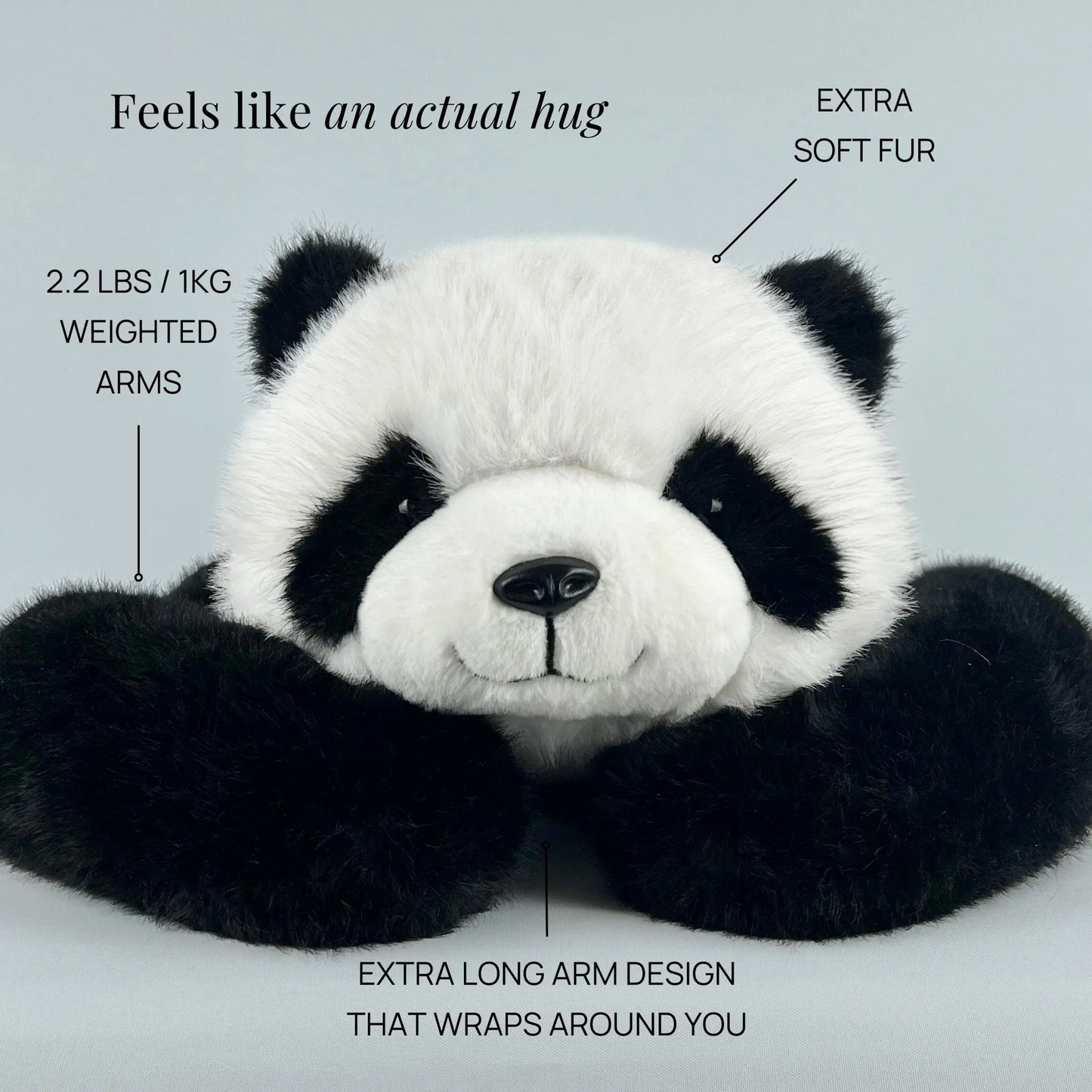 Pookie Weighted Panda Plush